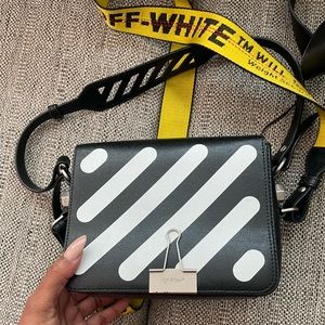 Black Off white bag